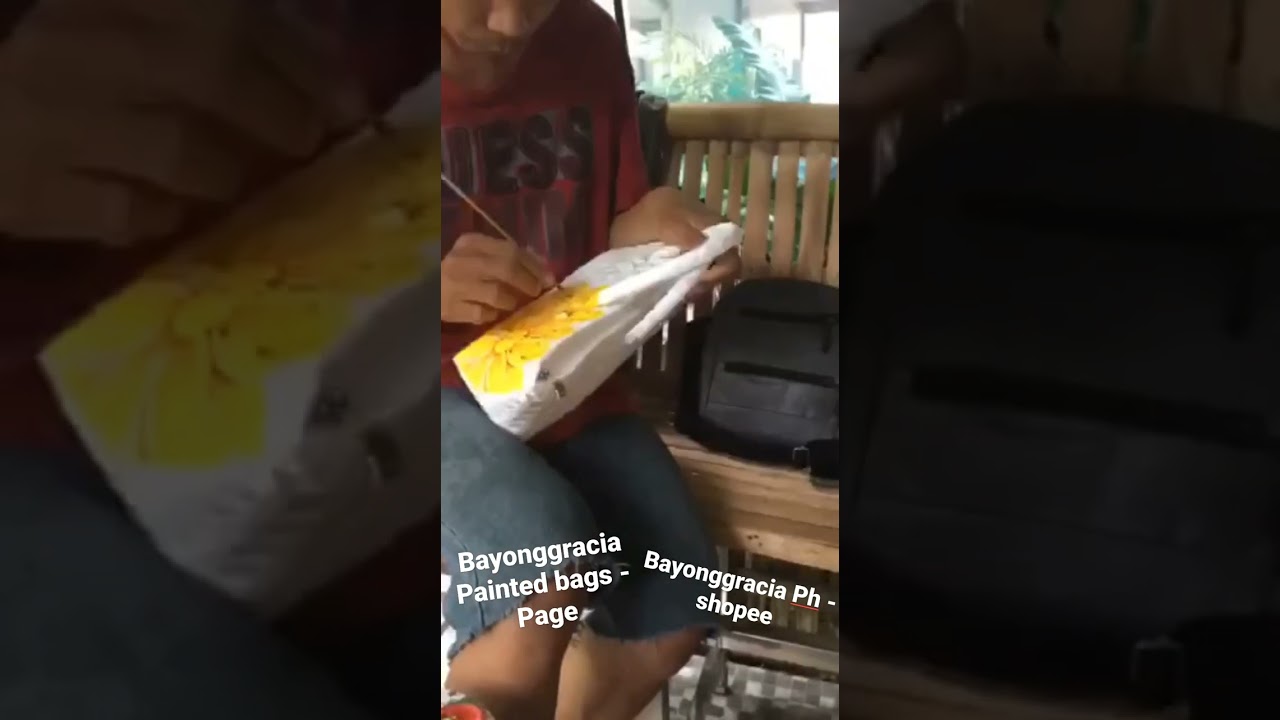How to paint Bayong Bags