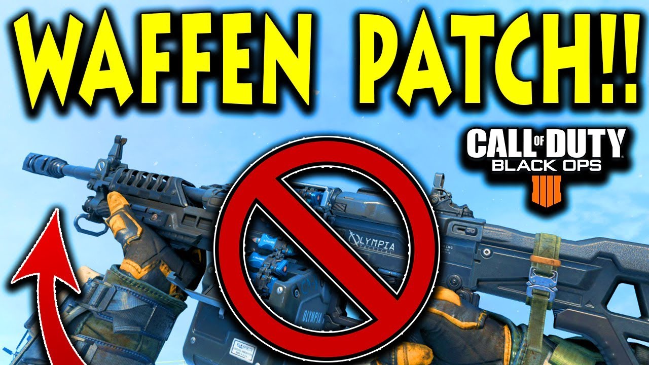 GROßER WAFFEN PATCH in BO4! | BLACK OPS 4 Update 1.04 Patch Notes