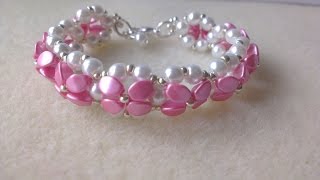 PINCH FLOWERS BRACELET FOR GIRLS