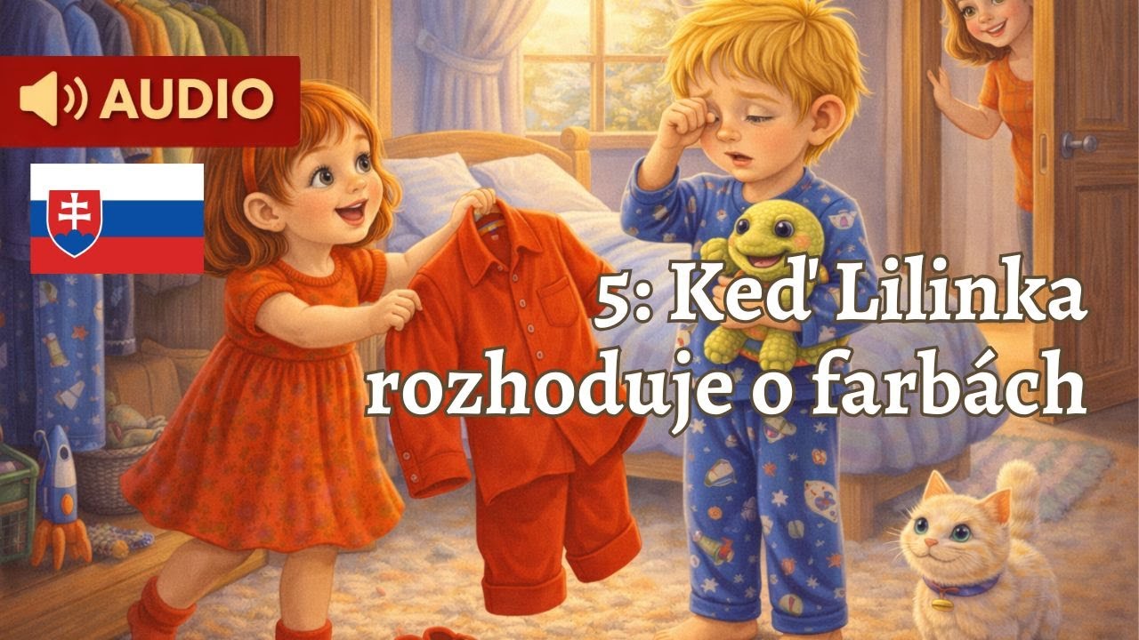 05. Audio rozprávka pre deti | Keď Lilinka rozhoduje o farbách