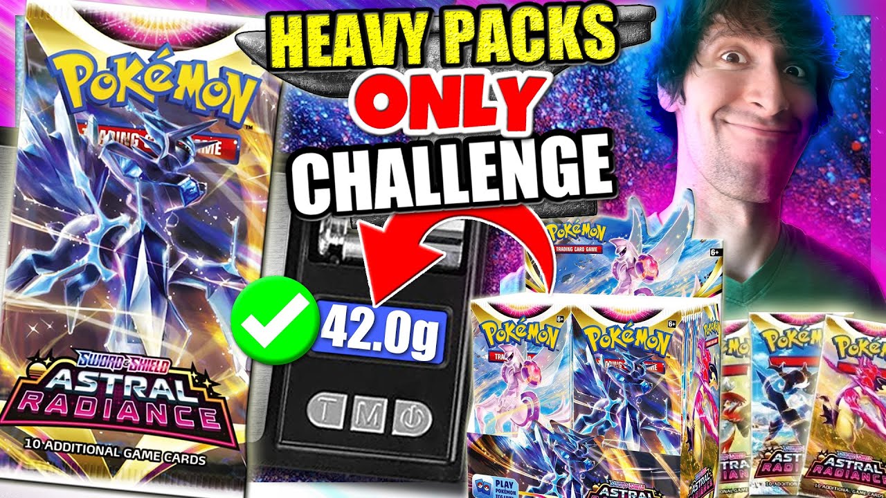 *HEAVY PACKS ONLY* Pokemon Cards CHALLENGE! Astral Radiance Booster Box