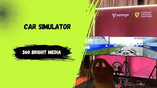 Official Ferrari Experience Powered by Vantage | Immersive Racing Simulator Setup / 360 BRIGHT MEDIA