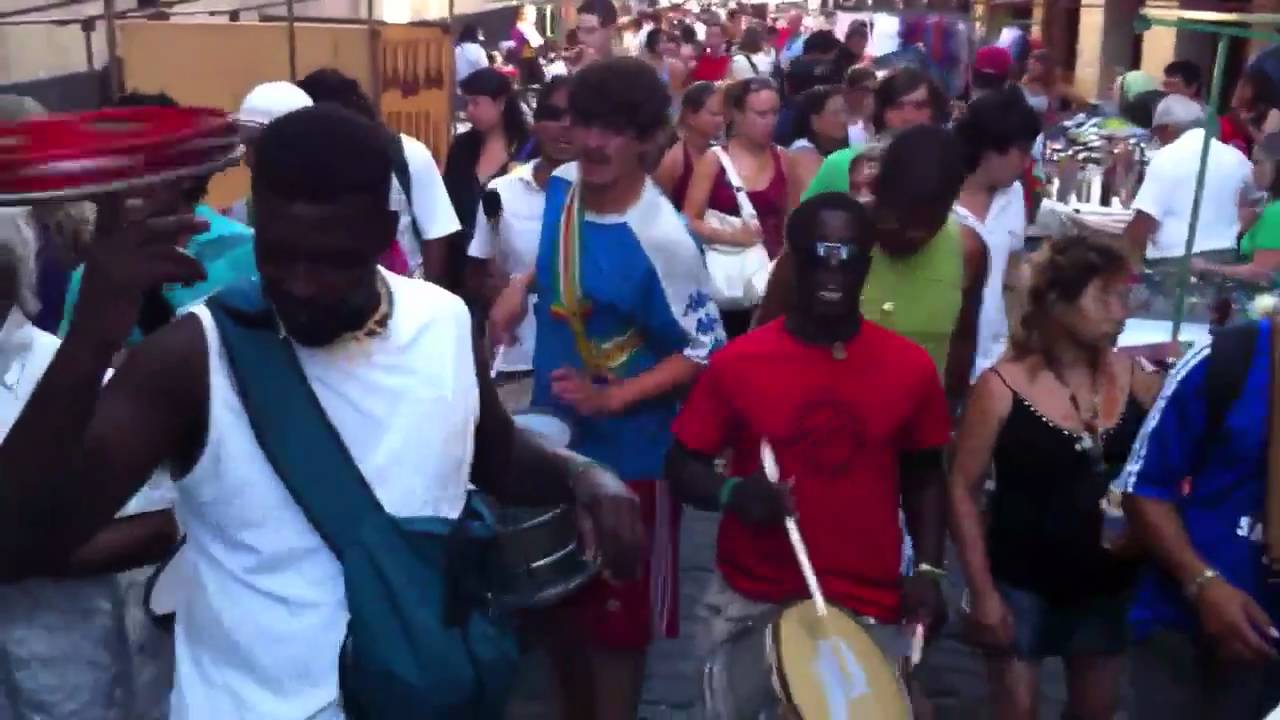 Brazilian street music in San Telmo