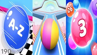 A-Z Run vs Candy Ball Run vs Marvel Run - Triple Gameplay 190 (Android/iOS). screenshot 3