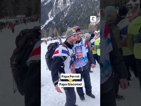❤️💚 Pas le même fils mais la même passion #olympics #jeuxolympiques #milanocortina2026