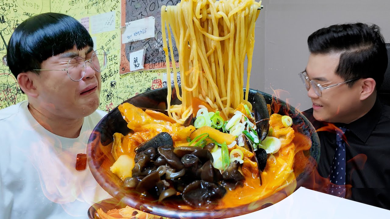 절대 호기심으로 먹지 마세요. 신길동 매운짬뽕 결국 사단 났습니다 흑백리뷰