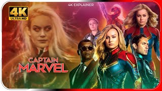 Captain Marvel (2019) 4K Film Explained in Hindi/Urdu | Captain Marvel Summarized in हिन्दी | UHD