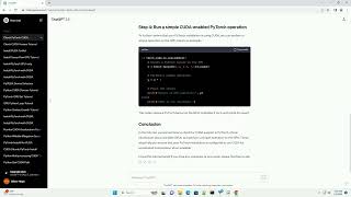Python Check Cuda Torch