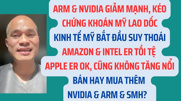 ARM & NVIDIA giảm mạnh, chứng khoán Mỹ lao dốc. AMZN & INTL tồi tệ; Apple OK. Mua them SMH?