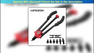 Best Seller HIFESON rivet nut tool  Insert Manual Riveter Threaded Nut Riveting Rivnut Tool for Nut