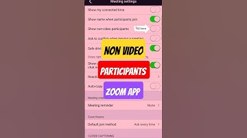 How to Show Non video Participants on Zoom App? #shortsfeed #ytshorts #zoommeeting #zoomcall