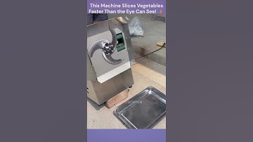 This Machine Slices Vegetables Faster Than the Eye Can See! ⚡🔪