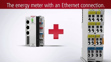 EN | Compact energy meter with Ethernet connection: Embedded PC plus power measurement terminal