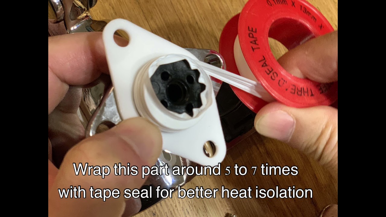 Install group head heat isolator for La Pavoni lever machine YouTube