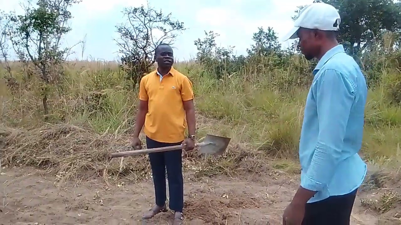 Plantation des arbres par le Pasteur Eurick Koubatil 