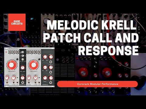 Melodic Krell Patch Call And Response | Eurorack Modular | Verbos Complex Oscillator, Make Noise STO