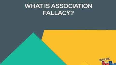 ASSOCIATION FALLACY