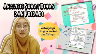 SURAT DINAS DAN PRIBADI *ANALISIS SURAT BESERTA CONTOHNYA*
