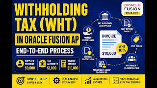 16.AP - Oracle Fusion AP Withholding Tax (WHT) End-to-End | Setup, Invoice &amp; Accounting Explained