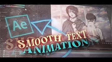 Smooth Text Animation Tutorial After effect Free Pressets