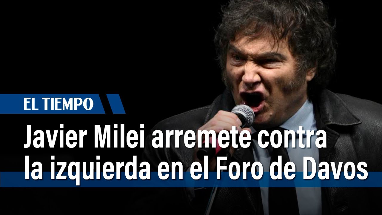 Javier Milei arremete contra la izquierda en el Foro de Davos | El ...