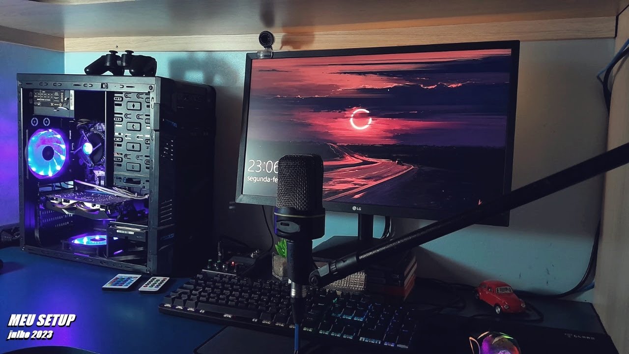 meu SETUP GAMER (humilde) | julho 2023 - YouTube