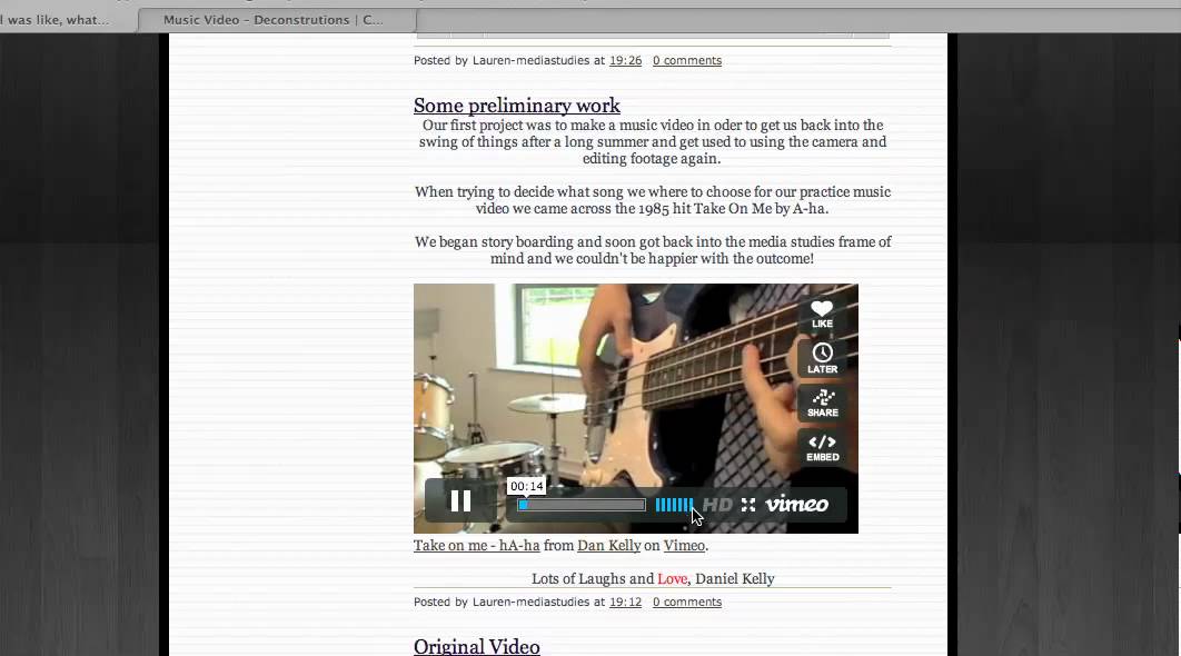 Practice Video - YouTube