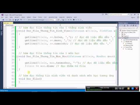Video [Lập trình C/C++] Bài 55. Đọc - ghi file Thông tin... - youtube