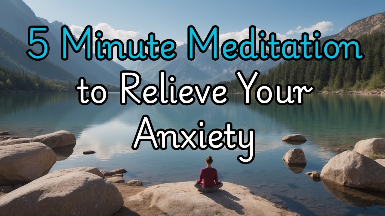 Relieve Anxiety With This 5 Minute Guided Meditation - YouTube