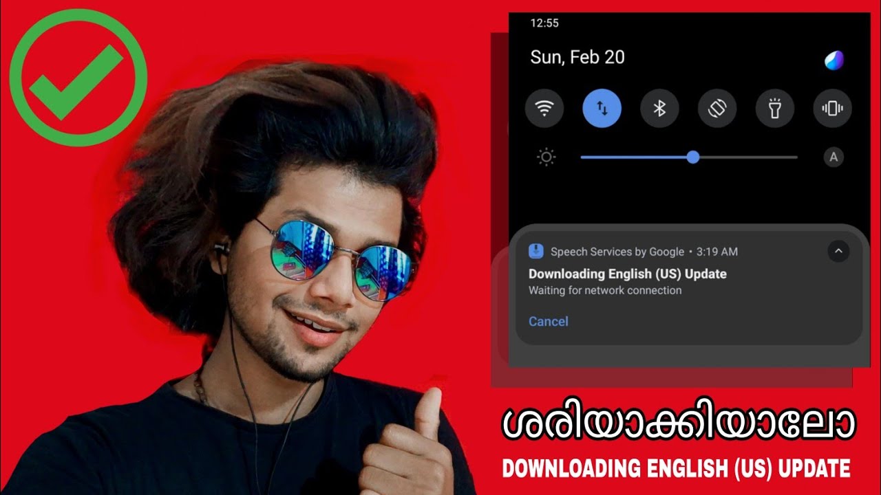 Remove Speech services by Google downloading English (US) update waiting for network connection!!