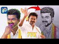 How To Draw Thalapathy Vijay 💛❤️❤️💥 #tvk #thalapathy #ibispaintx #drawtutorial #naveendrawing 