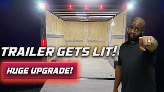 HUGE lighting upgrade for your trailer! | LED LIGHT INSTALL | VLOGMAS S2: EP 3