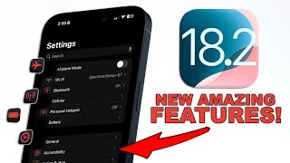 iOS 18.2 Beta - New Amazing Features! New Icon Looks in Settings!
