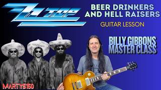 How To Play Beer Drinkers And Hell Raisers By ZZ Top - Billy Gibbons Master Class