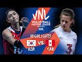 KOR vs. CAN - Highlights Week 4 | Women's VNL 2021