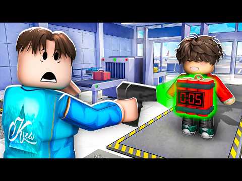 Roblox I caught criminals at the airport! secure the airport