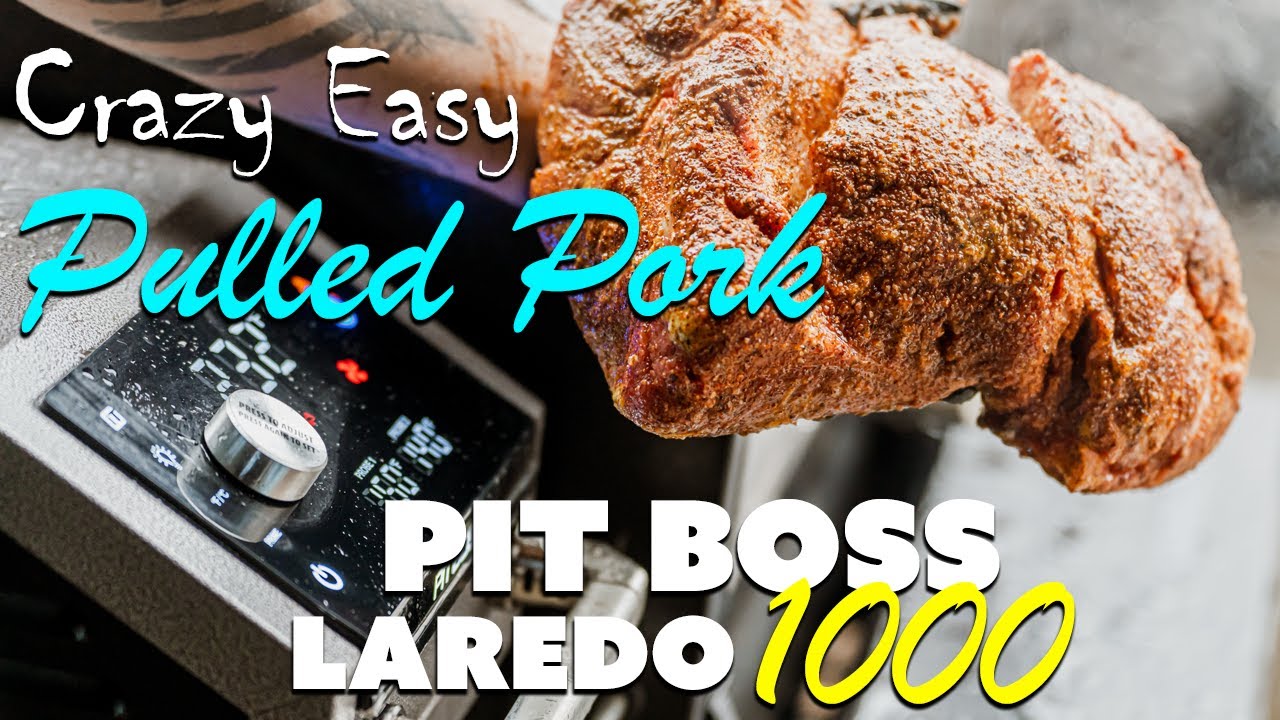 Crazy Easy Pulled Pork on the Pit Boss Laredo 1000