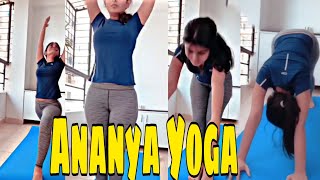 Ananya Nagalla Hot Yoga Workout for World Yoga day