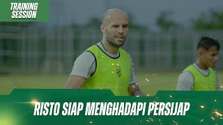 Risto Siap Menghadapi Persijap  Training Session