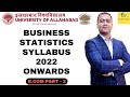 Allahabad University | B. Com PART 2 | Business Statistics Syllabus | Dr. Sahil Roy