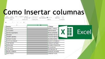 Como insertar o adicionar una columna es Excel 😣- ¿Cuántas formas conocen?🤔