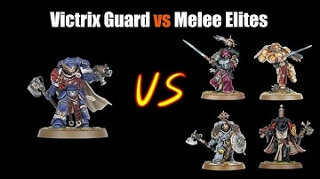 DEADLIEST Space Marines Melee Unit Comparison – NEW Victrix Honour Guard vs Melee Elites