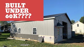 Pole Barn Built under 60,000$ (36x40)