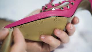 The Cobbler | Sole Protector & Heel Tips | Valentino Garavani Rockstuds ASMR