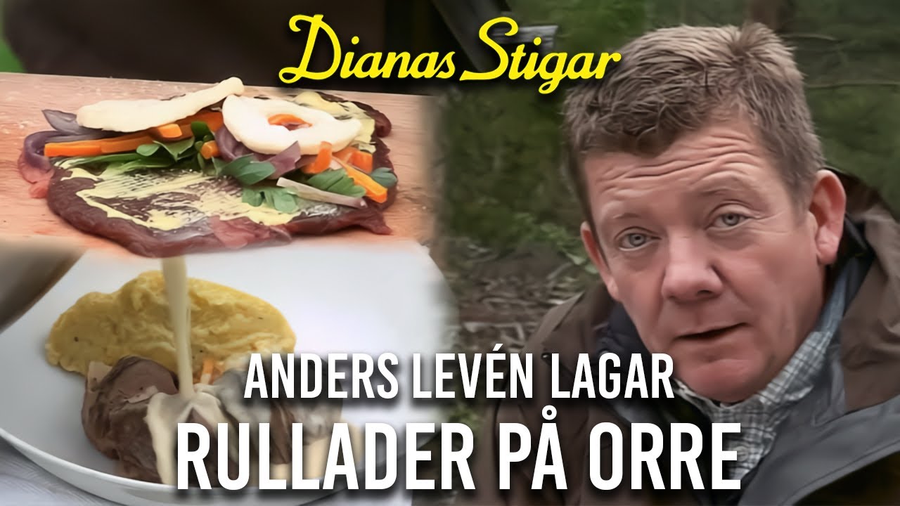 Anders Levén lagar rullader på orre