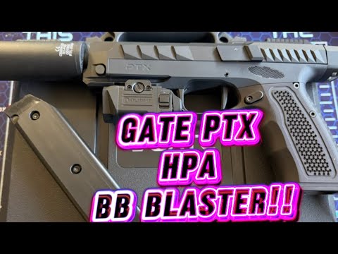 HPA Airsoft pistol!!! Gate PTX w/ Pulsar S2 Engine!!! This is a Beast @GateMovies