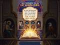 New Testament Truth | The Four Evangelists &amp; John 1:1#bibleverse #shorts
