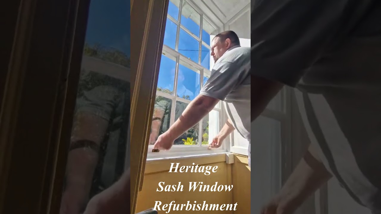 Heritage Sash Window Refurbishment #wood #uil #upcycleinteriors #heritage #sashwindow