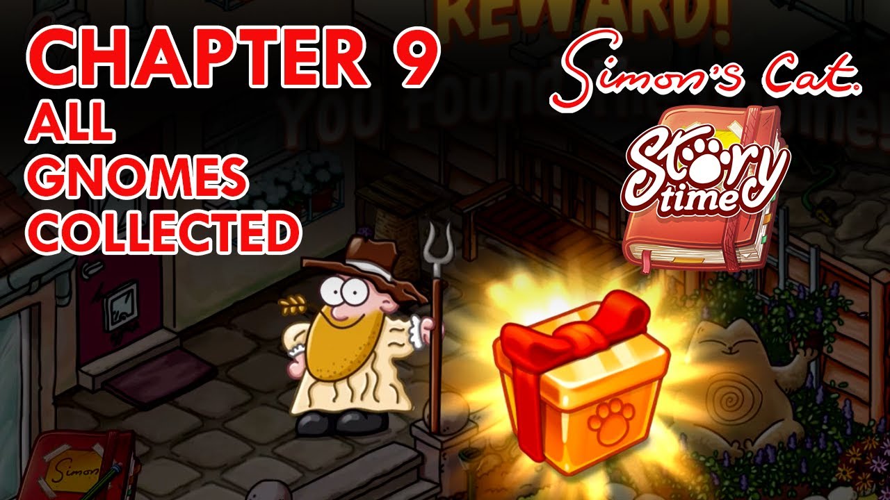 Simon's Cat - STORY TIME | All Gnomes Collected | Chapter - 9 (Apple Arcade)