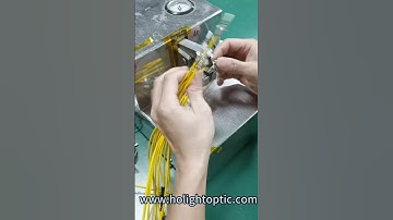 Crimping Process for FC Patch Cords 💌 beta@holightoptic.com #FC #Fiber #Cable #CrimpingProcess